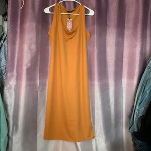 Boohoo square neck midi dress size 20 NWT